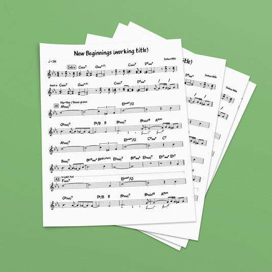 "New Beginnings" sheet music